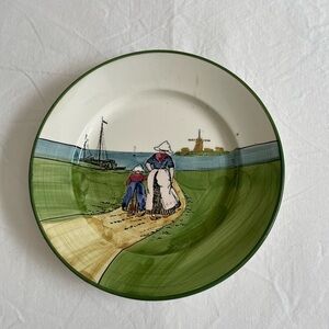 Vintage GS Zell Baden Handpainted Plate